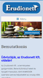 Mobile Screenshot of erudio.hu